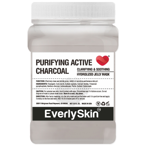 Purifying active charcoal